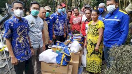 Pemkab Gowa Serahkan Bantuan Korban Kebakaran di Somba Opu