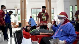 Pantau Kegiatan Donor Darah, Wabup Gowa Minta Terapkan Protokol Kesehatan