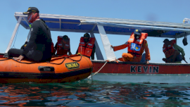 KM Tuna Sejati 01 Tenggelam di Perairan Pulau Samalona