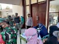 Polisi dan TNI Amankan Vaksinasi Massal di 2 Kecamatan di Gowa 