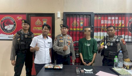 Hendak Edarkan Sabu, Seorang Pemuda Ditangkap Polisi di MCK Umum 
